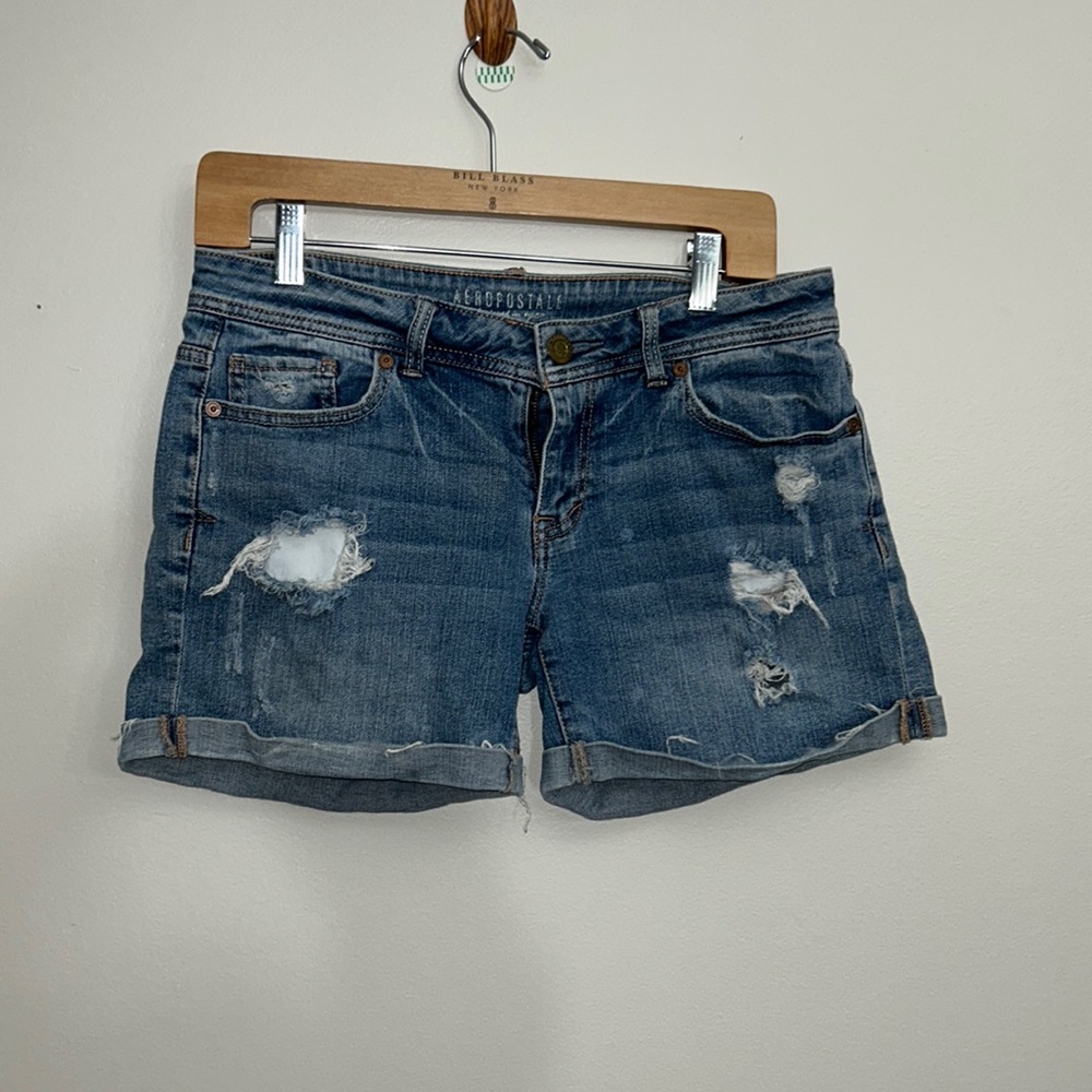 Aeropostale distressed shorts